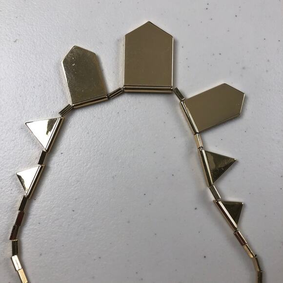 House of Harlow black leather station necklace - Picture 4 of 7